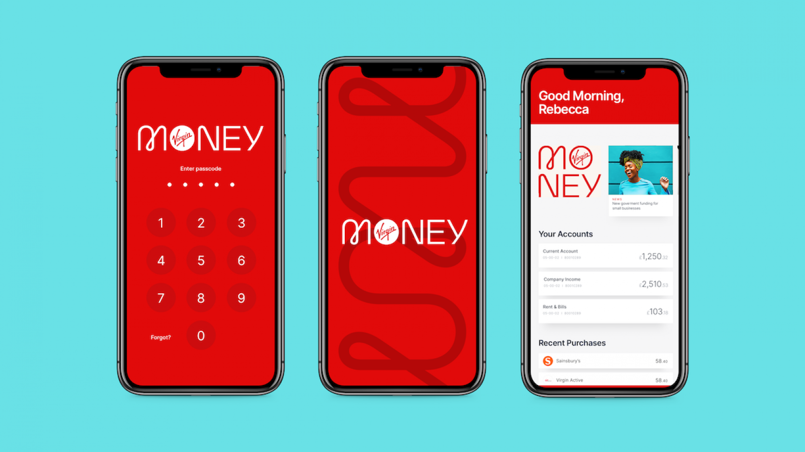 金融行業Virgin MoneyVI設計